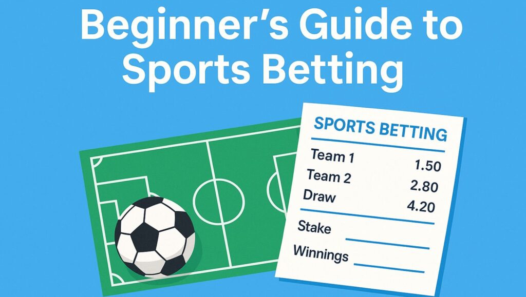 A simple chart showing how odds work in sports betting with example payouts.